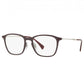 The Ray-Ban RB8955-8031 Nylon Matte Violet Square 53mm Lens Optical Eyeglasses Frame