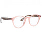 Ray-Ban RB2180V-8081 Transparent Pink Havana Round Optical Frame 51mm Lens Eyeglasses