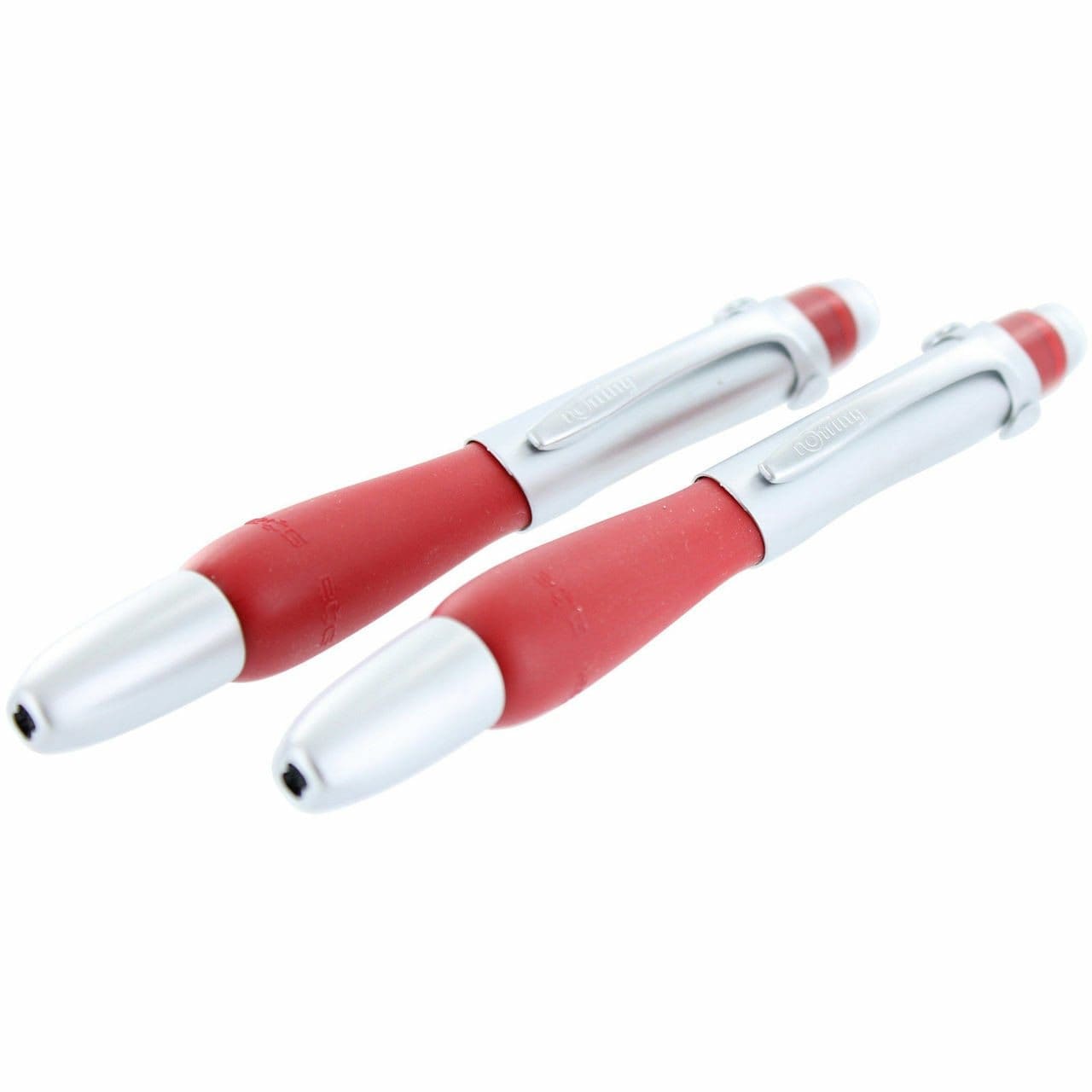 2-Pack Rotring Skynn Ergonomic Comfort Grip Warm Red Rollerball Pen