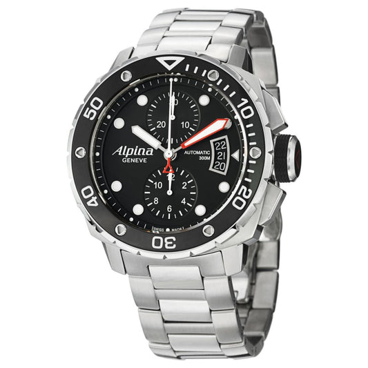 Alpina Men’s ’Extreme Diver’ Black Dial Stainless Steel 
