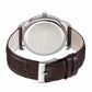 Azzaro AZ2040.12AH.000 Legend Brown Leather White Dial Men's Quartz Watch 794504111149