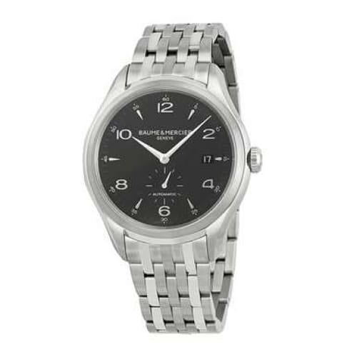 Baume & Mercier A10100 Clifton Silver Stainless Steel Black 