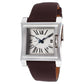 Bedat & Co. 114.010.100 No. 1 Silver Dial Women's Bordeaux Satin Automatic Strap Watch 0722630846130