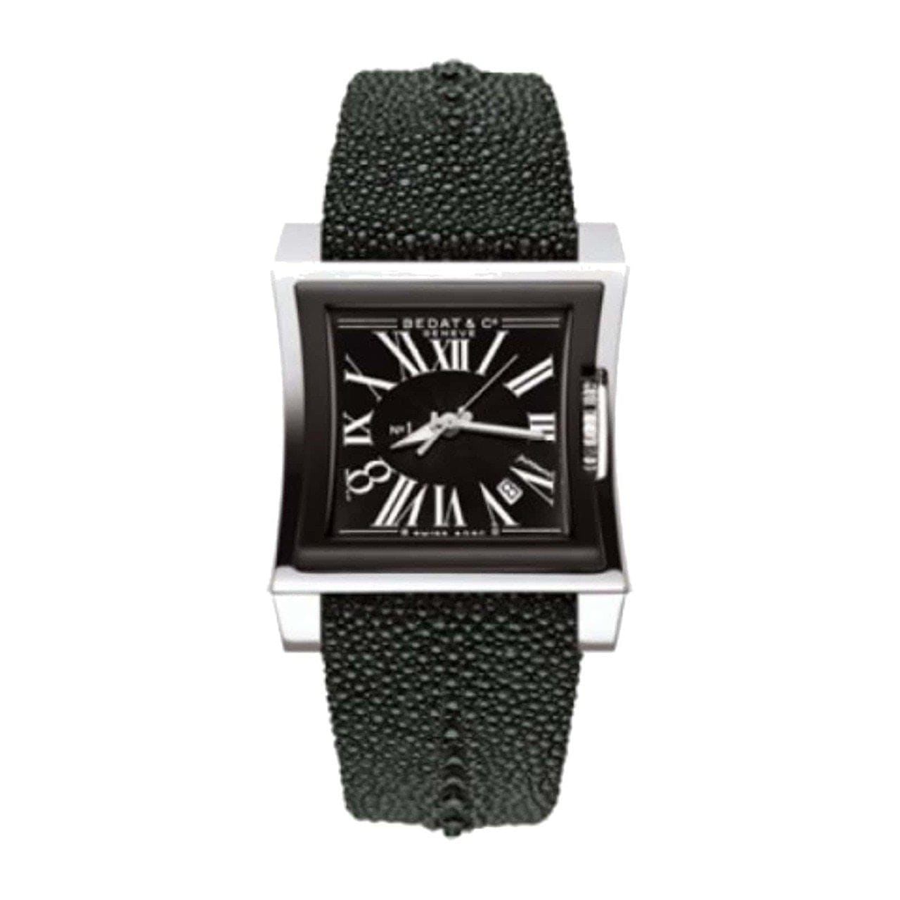 Bedat & Co. 114.062.300 No. 1 Black Dial Men's Crocodile Leather Automatic Watch