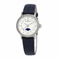 Blancpain 6106-4628-55A Villeret Quantieme Phases De Lune Blue Leather Automatic Watch 7613297555905