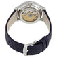 Blancpain 6106-4628-55A Villeret Quantieme Phases De Lune Blue Leather Automatic Watch 7613297555905