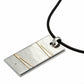 BLISS by Damiani - "Flash" Stainless Steel & 18K Yellow Gold Diamond Necklace 840771105586 20029530