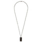 BLISS by Damiani "Uomo" Black Stainless Steel 18K Yellow Gold Pendant with Diamond Necklace 840771105494