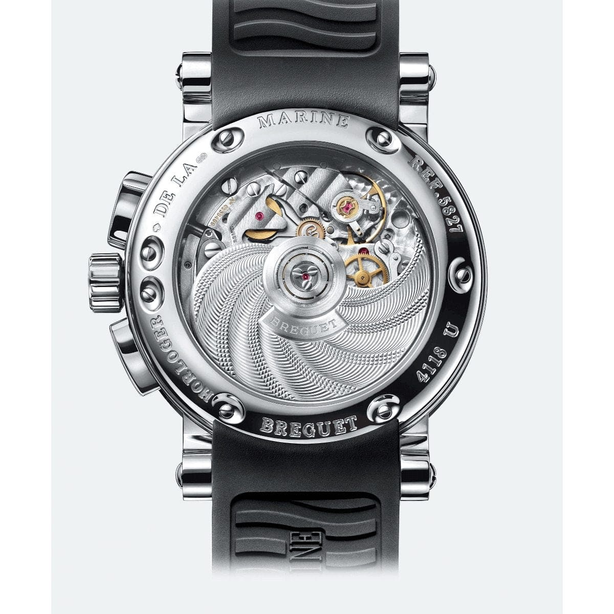 Breguet Marine Chronograph Silver Dial Automatic Men's Watch 5827BB125ZU