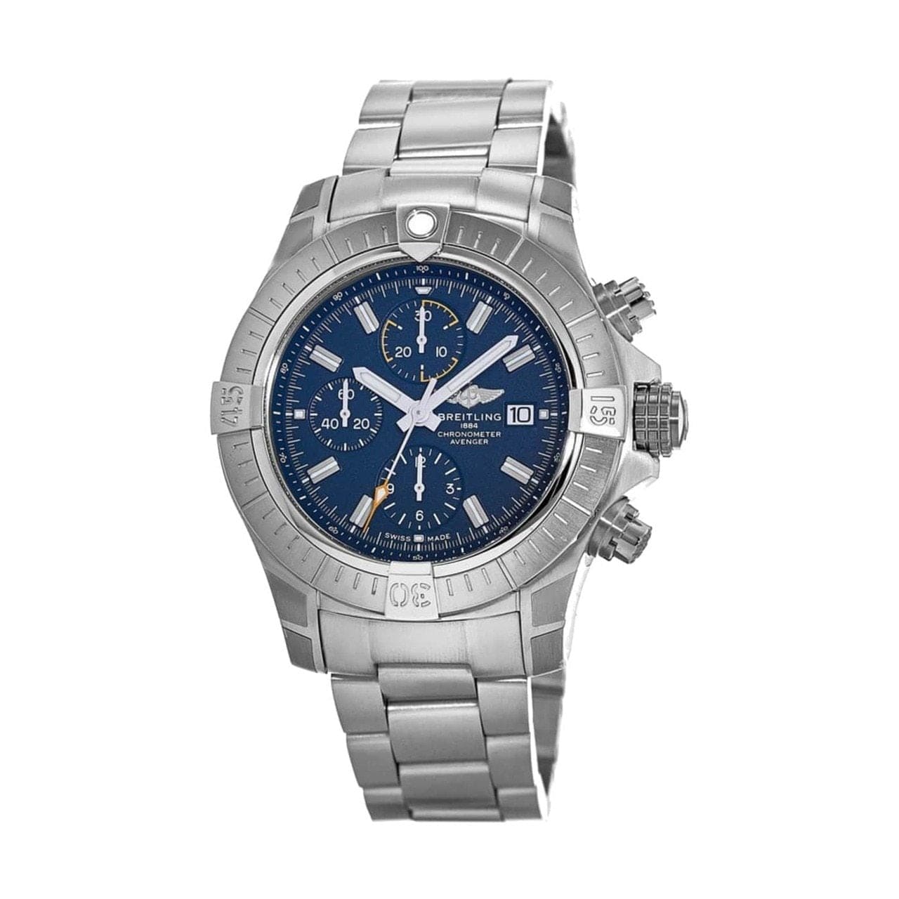 Breitling A13317101C1A1 Avenger Chronograph Stainless Steel Blue Dial Men's Chronograph Watch 842047179543