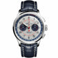 Breitling AB0118A71G1P2 Premier B01 Chronograph 42 Bentley Silver Dial Blue Leather Watch