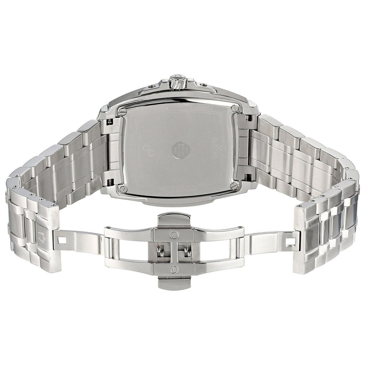 Bulova 96B144 Precisionist Stainless Steel Black Multi-Level Dial Men's Watch 042429467002