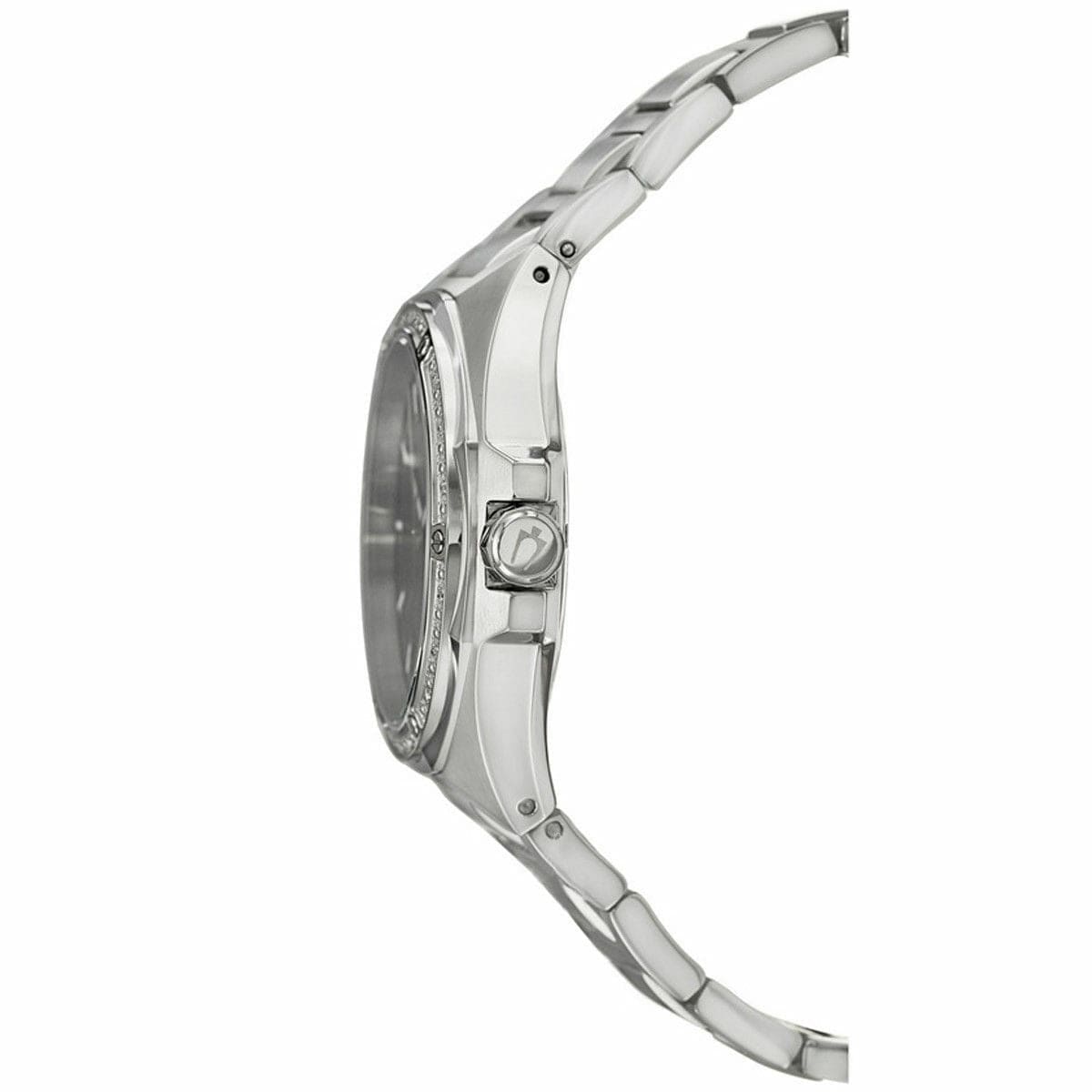 Bulova 96E111 Men's Diamond Grey Dial Stainless Steel Bracelet Date Dress Watch