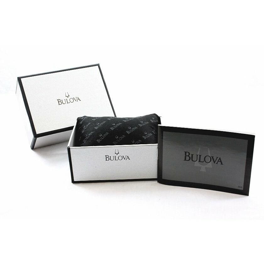 Bulova 96E111 Men's Diamond Grey Dial Stainless Steel Bracelet Date Dress Watch