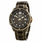 Bulova 98D128 Marine Star Diamond Accent Black Dial Men's Watch 042429537712