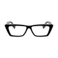Burberry BE2305-3809 Black Transparent Rectangular Women's Acetate Eyeglasses 8056597041027