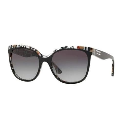 Burberry BE4270F-37298G Top Black Check Butterfly Grey 