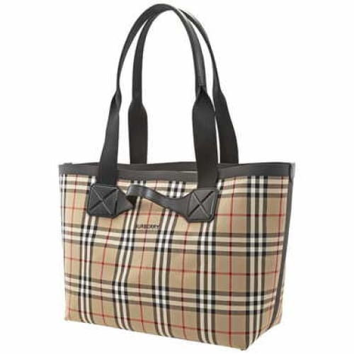 Burberry Women’s Medium Vintage Checkered Austen Tote Bag - 