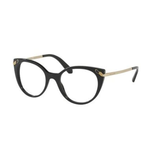 Bvlgari BV4150-501 Black Cat-Eye Women’s Acetate Eyeglasses 