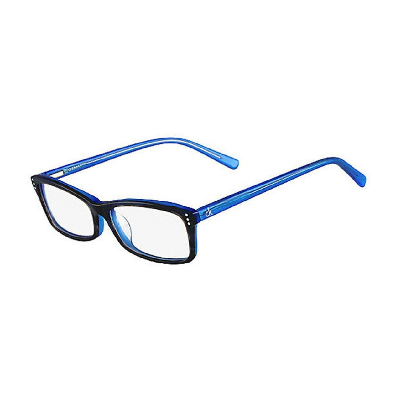 Calvin Klein CK-5776-337 Grey Blue Rectangular Women's Eyeglasses 750779048603