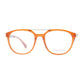 Calvin Klein CK-5872-273 Transparent Brown Champagne Men's Round Eyeglasses 750779081440