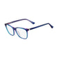 Calvin Klein CK-5918-438 Blue Square Women's Plastic Eyeglasses 750779094099