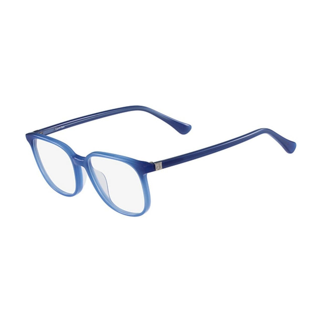 Calvin Klein CK-5930-469 Denim Blue Square Unisex Plastic Eyeglasses 750779100639