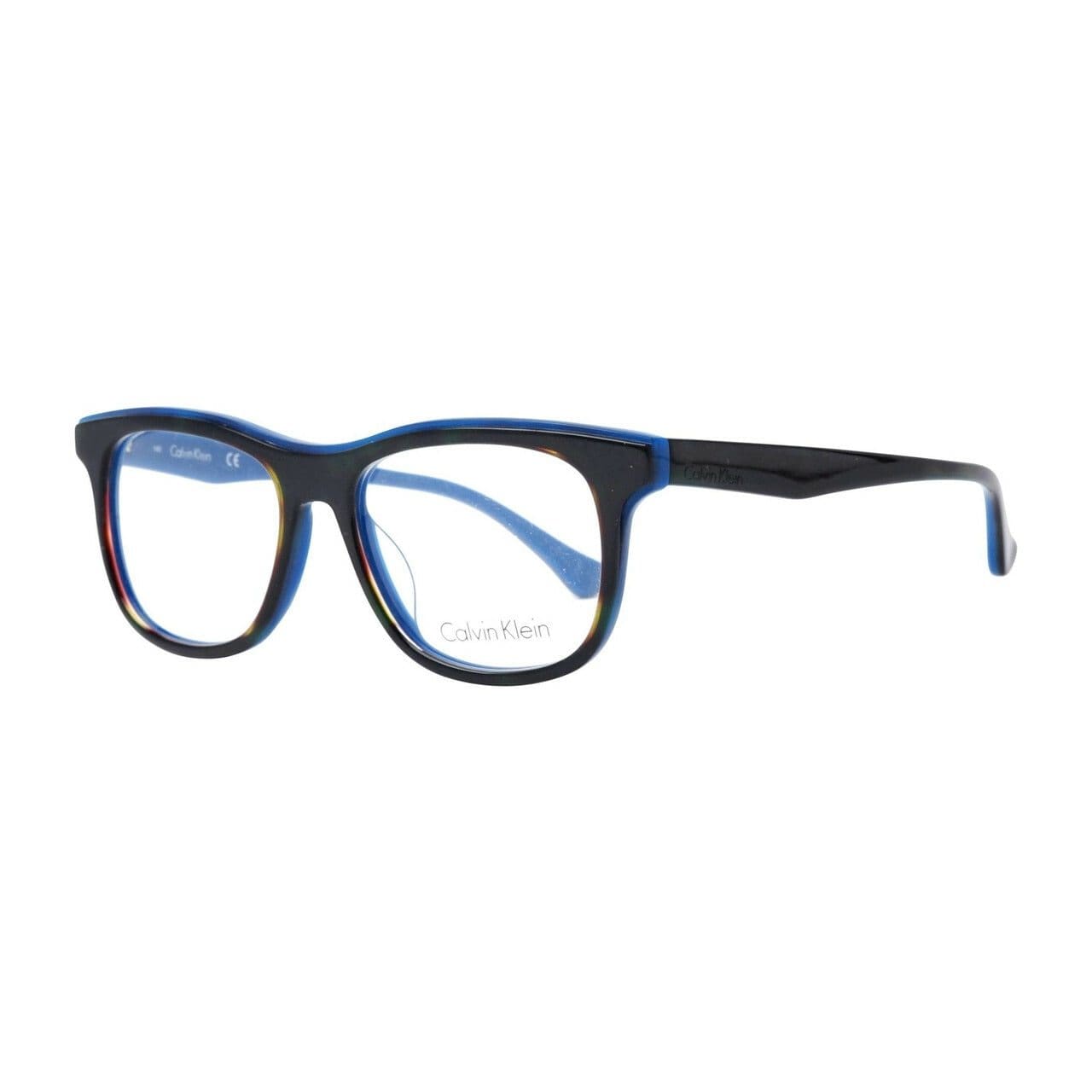 Calvin Klein CK-5933-229 Tortoise Blue Square Unisex Eyeglasses Frames 750779100554