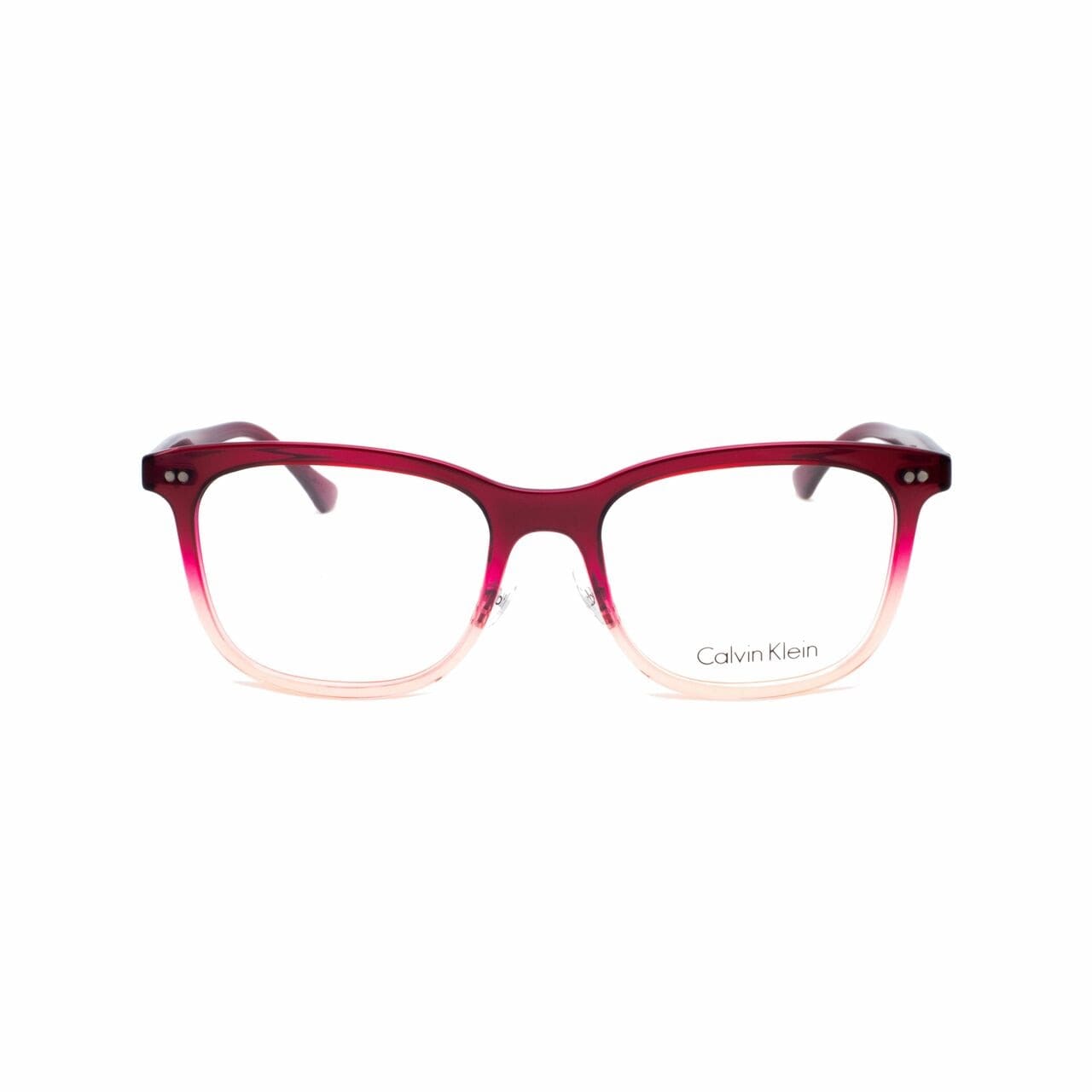 Calvin Klein CK-5936-617 Red Salmon Square Plastic Unisex Eyeglasses 750779101988