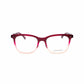 Calvin Klein CK-5936-617 Red Salmon Square Plastic Unisex Eyeglasses 750779101988