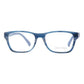 Calvin Klein CK-5957-412 Marble Blue Rectangular Plastic Unisex Eyeglasses 750779103685