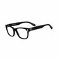 Calvin Klein CK-8532-001 Shiny Black Square Unisex Plastic Eyeglasses 750779098936