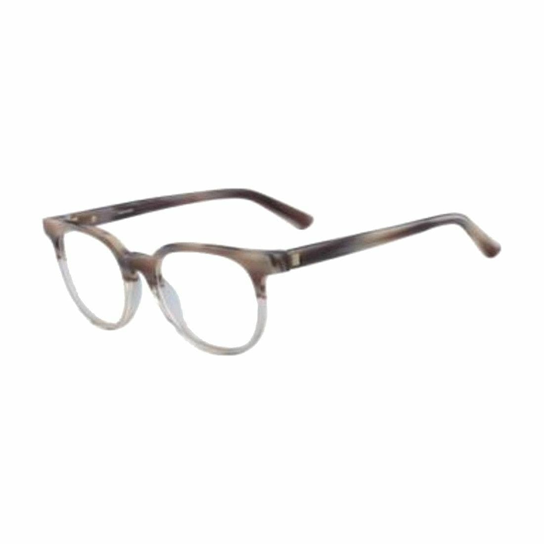 Calvin Klein CK-8582-647 Blush Horn Gradient Round Unisex Plastic Eyeglasses 750779122174