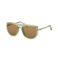Calvin Klein CK1203S-375 Champagne Transparent Semi Square Sunglasses Frames for Men and Women 750779071861
