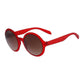 Calvin Klein CK3164S-217 Fire Red Gradient Grey Lenses Women's Sunglasses Frames 750779081426