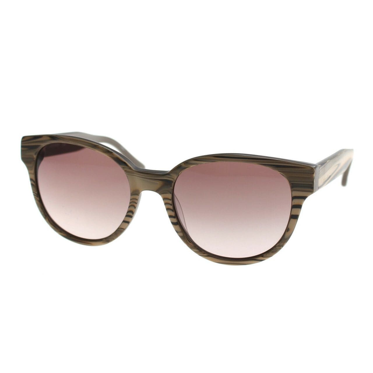 Calvin Klein CK4289S-282 CK Suns Beige Wood Round Sunglasses Frames 750779087459
