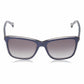 Carolina Herrera SHE695-0N86 Dark Blue Square Plastic Grey Lens Women's Sunglasses 883663929259