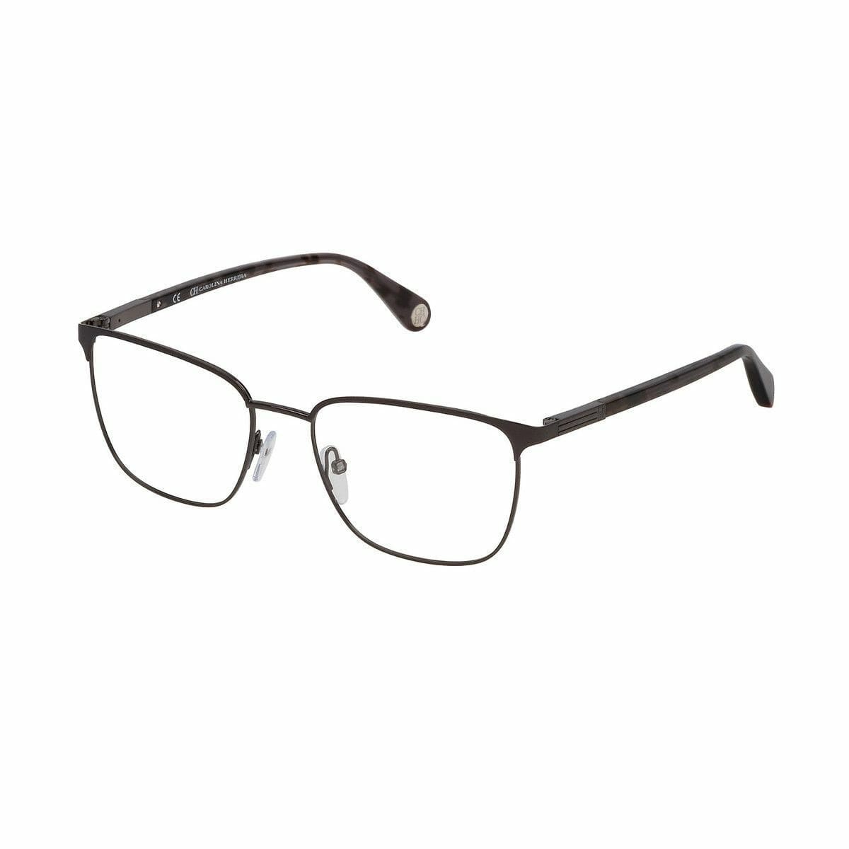 Carolina Herrera VHE118-0584 Black Square Unisex Metal Eyeglasses 190605071670