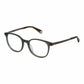 Carolina Herrera VHE681-06S8 Transparent Grey Square Unisex Acetate Eyeglasses