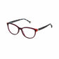 Carolina Herrera VHE739-0V01 Burgundy Square Unisex Acetate Eyeglasses 190605000731