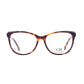 Carolina Herrera VHE804-01EJ Blue Havana Cat-Eye Women's Acetate Eyeglasses 190605131091