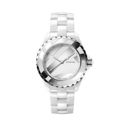 Chanel H5582 J12 Untitled White Ceramic Ladies Watch - Watch