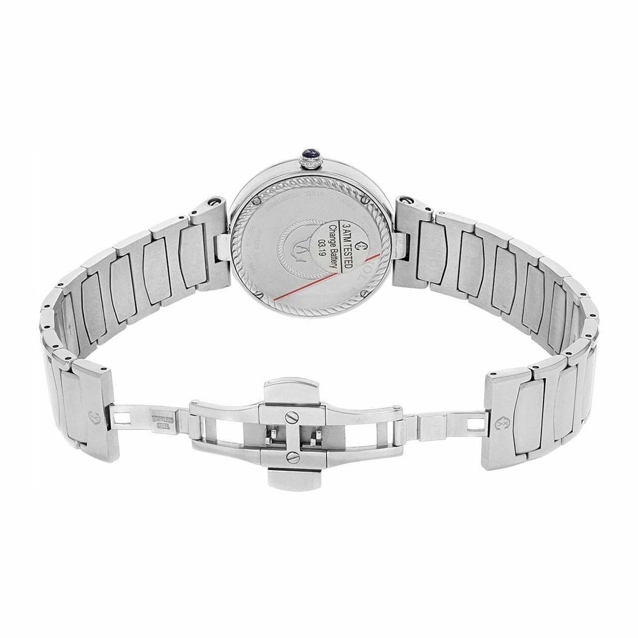 Charriol AMS.920.002 Alexandre C Stainless Steel Mother of Pearl Dial Women's Watch 7630029608739