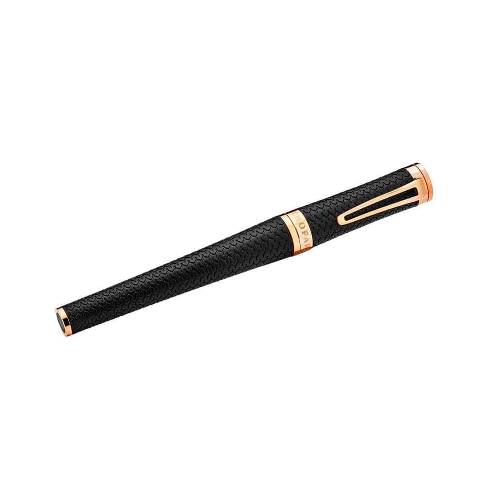 Chopard 95013-0171 Classic Racing Black Tire Tread 18K Rose Gold Plated Fountain Pen