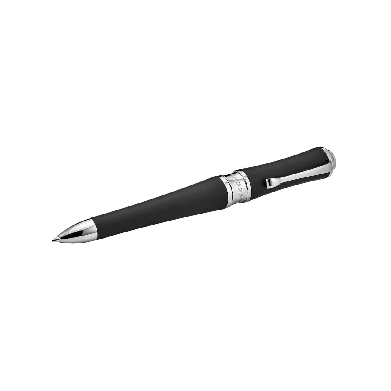 Chopard 95013-0339 Impero Black Matt Rubber Ruthenium Plated Ballpoint Pen