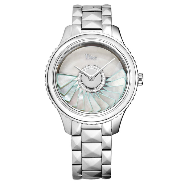 Christian Dior Women's CD153B11M001 'Grand Bal' Mother of Pearl Diamond Dial Swiss Automatic Watch