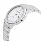 Citizen AW1210-58A Silver Stainless Steel White Textured Dial Men's Eco-Drive Watch 4974374228406
