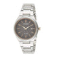 Citizen AW1376-55H Silver Stainless Steel Grey Dial Men's Eco-Drive Watch 4974374274397