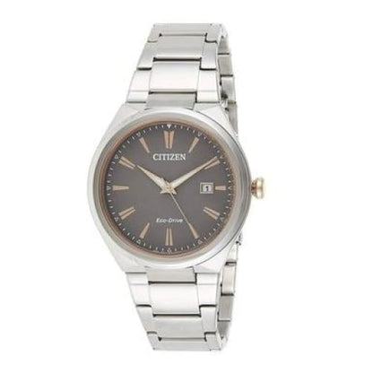 Citizen AW1376-55H Silver Stainless Steel Grey Dial Men’s 