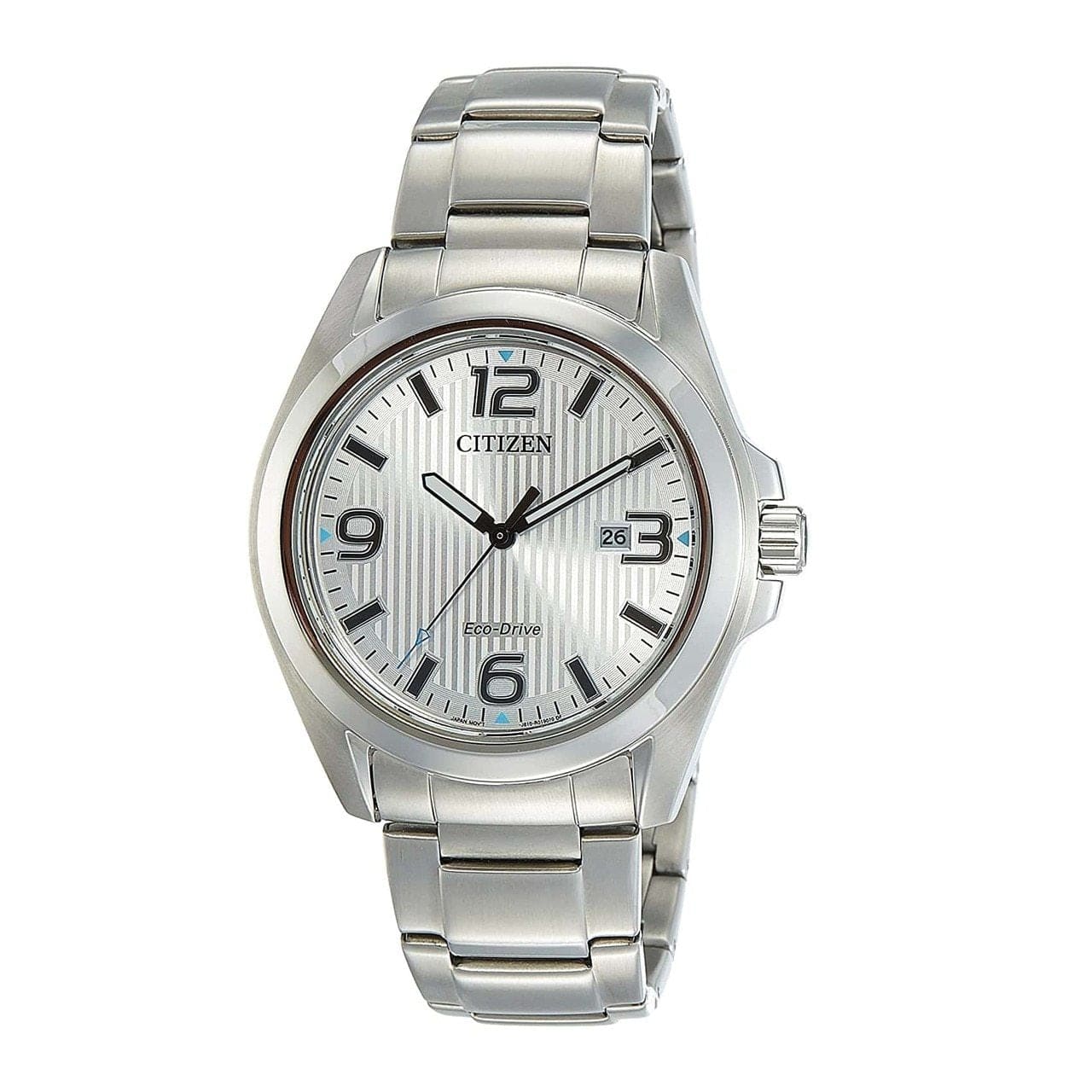 Citizen AW1430-51A Stainless Steel Silver Dial Men's Eco-Drive Watch 4974374245694